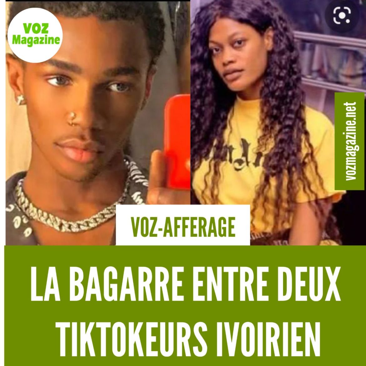 LA  BAGARRE ENTRE DEUX TIKTOKEURS IVOIRIENS (AURELIE FADIGA VS TITTI JENNER )