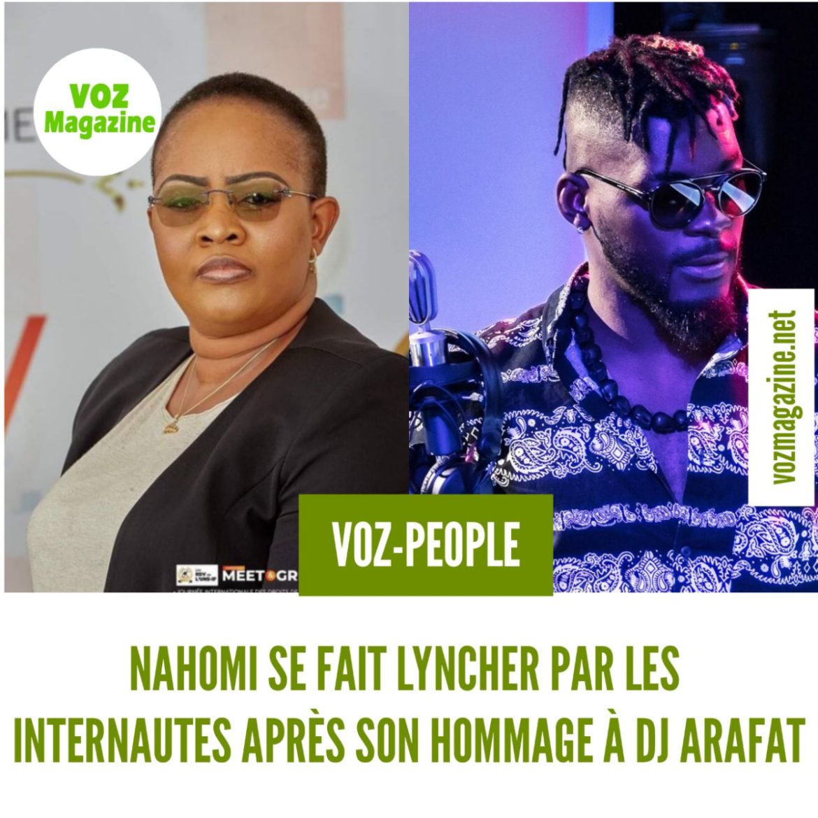 NAHOMI SE FAIT LYNCHER PAR LES INTERNAUTES APRES SON HOMMAGE A DJ ARAFAT