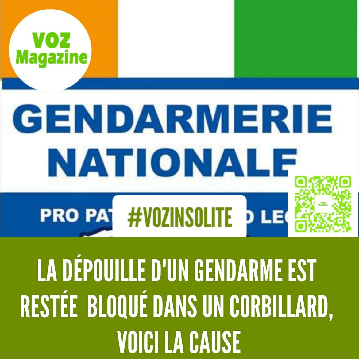 LA DÉPOUILLE D’UN GENDARME EST RESTÉE  BLOQUÉ DANS UN CORBILLARD, VOICI LA CAUSE