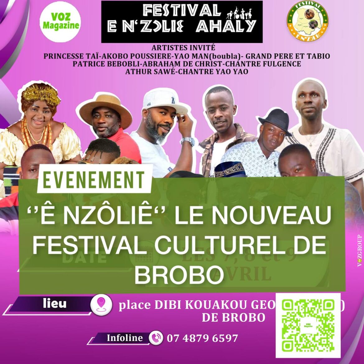 ‘’ Ê NZÔLIÊ ‘’ LE NOUVEAU FESTIVAL CULTUREL DE BROBO