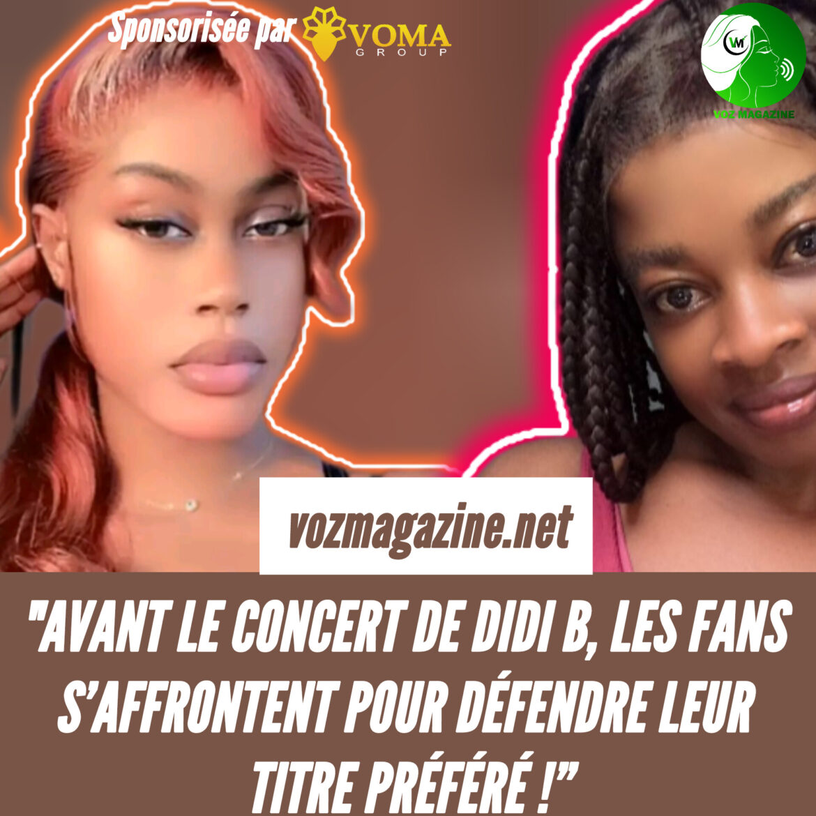 « AVANT LE CONCERT DE DIDI B, LES FANS S’AFFRONTENT POUR DÉFENDRE LEUR TITRE PRÉFÉRÉ !”